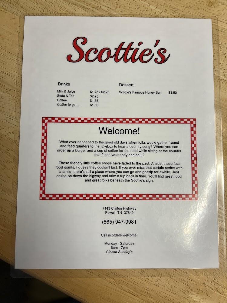 Scotties of Powell 2 Eggs & Bacon, Sausage Or Ham With 2 Slices Of Toast